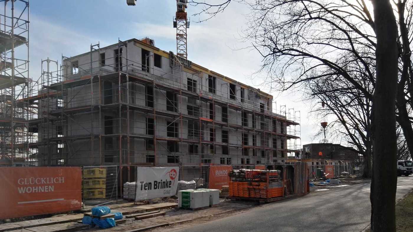 Wohnblock mit Ytong-Trennwand-Ausbau 1 1