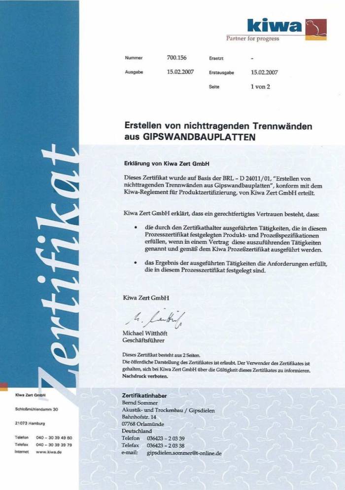 kiwa zertifikat