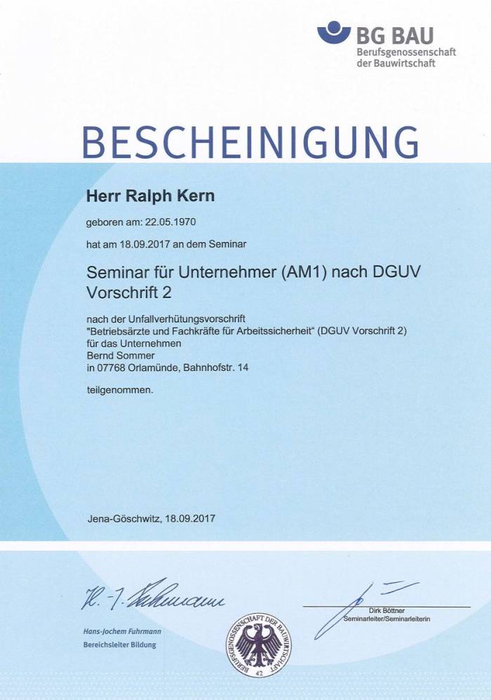 seminar unternehmer